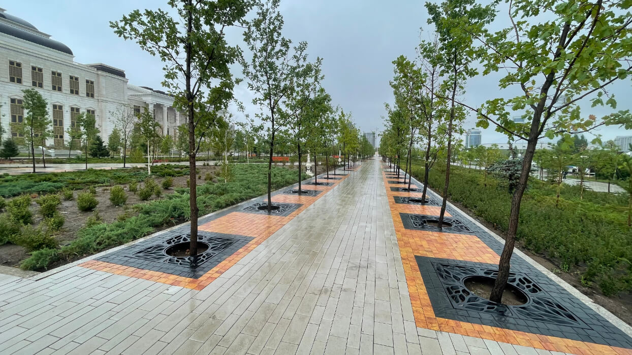 Приствольная решетка для дерева ZKING CRUST 1.2х1.2м Черная в Владикавказе фото