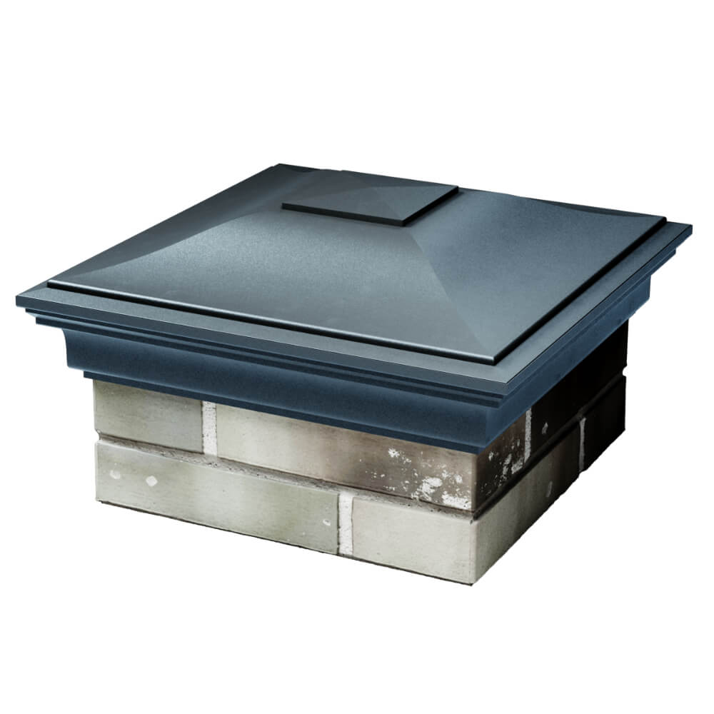 Колпак Zking Монблан Серый на столб 1.5х1.5 кирпича (385х385мм) в Владикавказе фото