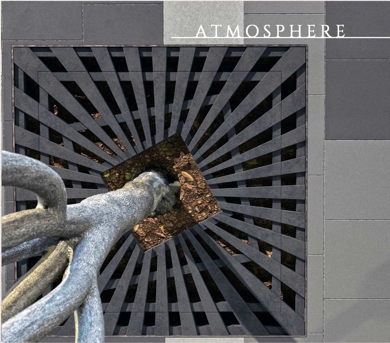 Приствольная решетка для дерева ZKING ATMOSPHERE 1.2х1.2м Черная в Владикавказе фото