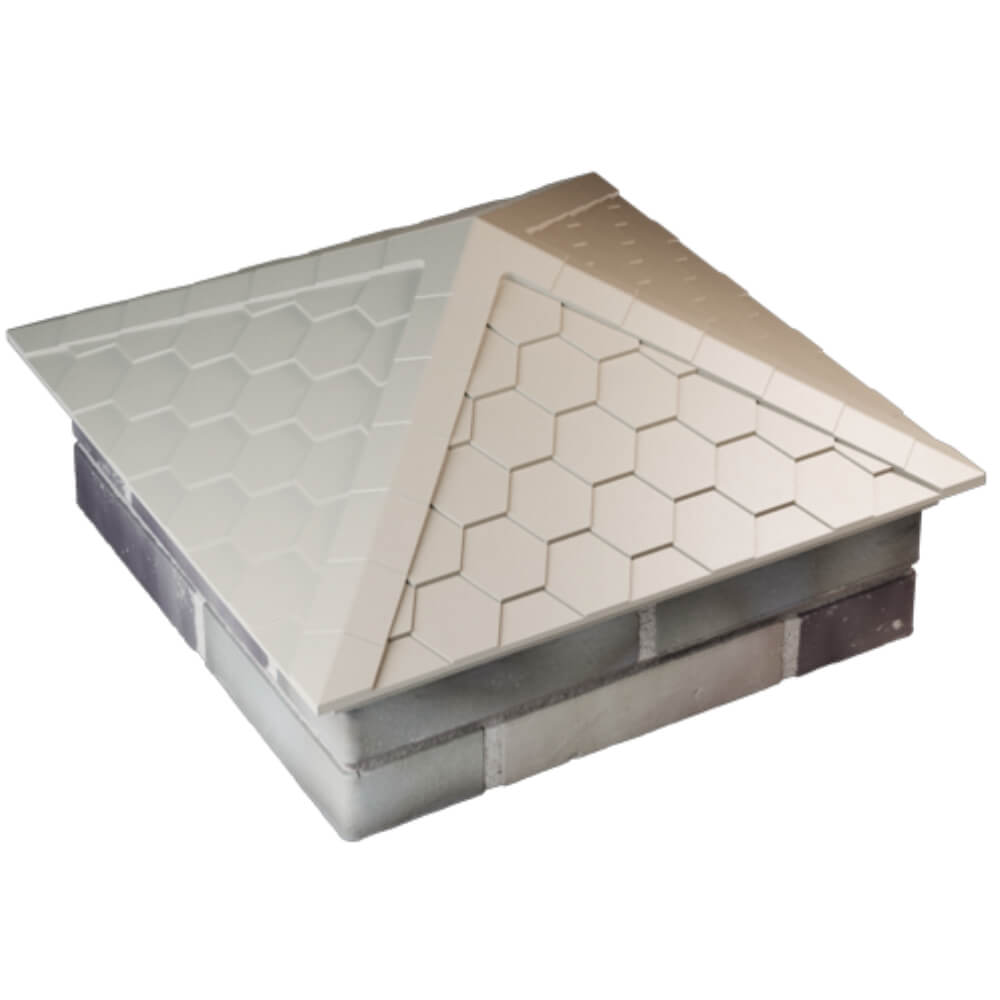 Колпак Zking Эверест Бежевый на столб 2х2 кирпича (535х535мм) Владикавказ фото