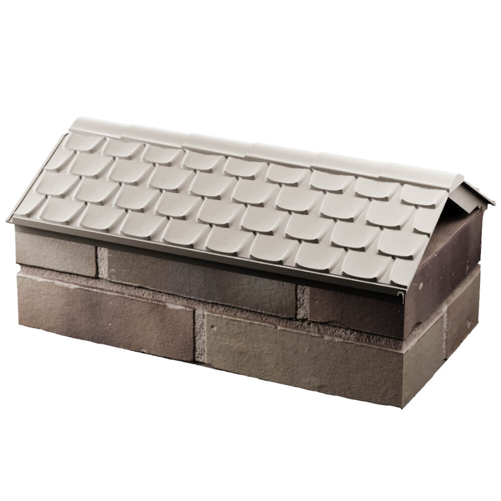 Парапет Zking Эльбрус Бежевый с посадкой на 1 кирпич (255мм) в Владикавказе фото