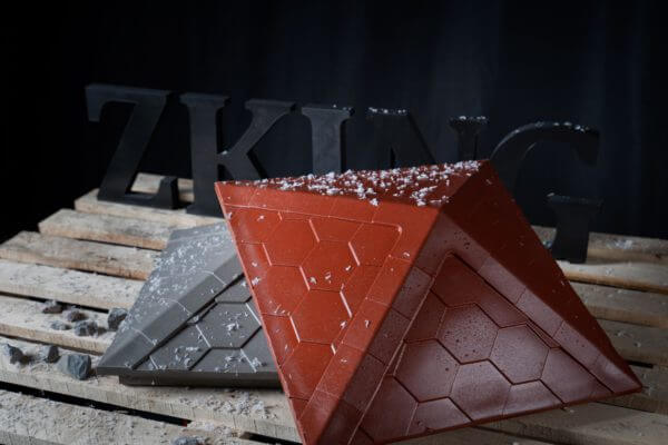 Колпак Zking Эверест Красный на столб 1.5х1.5 кирпича (390х390мм) в Владикавказе фото