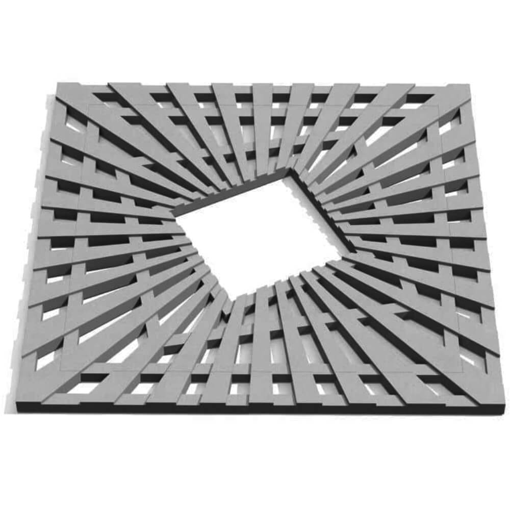 Приствольная решетка для дерева ZKING ATMOSPHERE 1.2х1.2м Серая Владикавказ фото