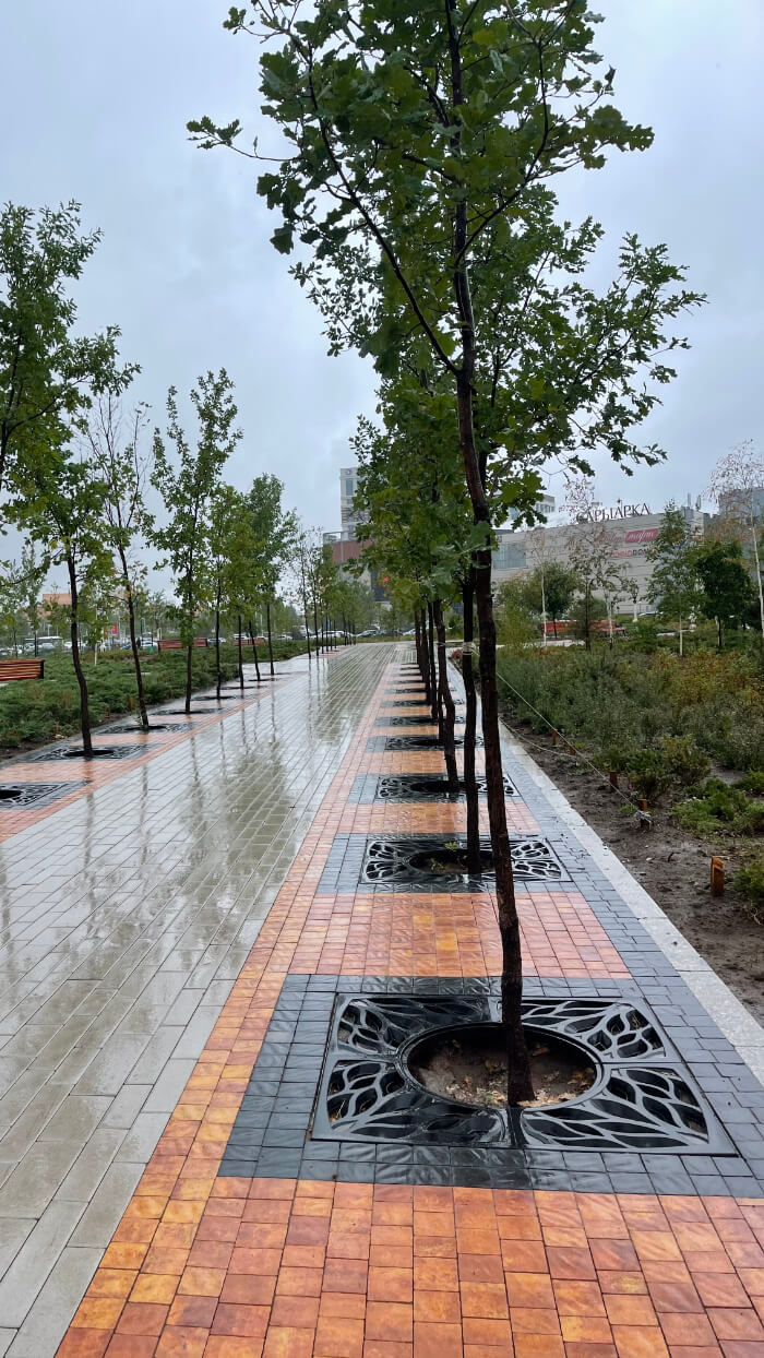 Приствольная решетка для дерева ZKING CRUST 1.2х1.2м Черная в Владикавказе фото