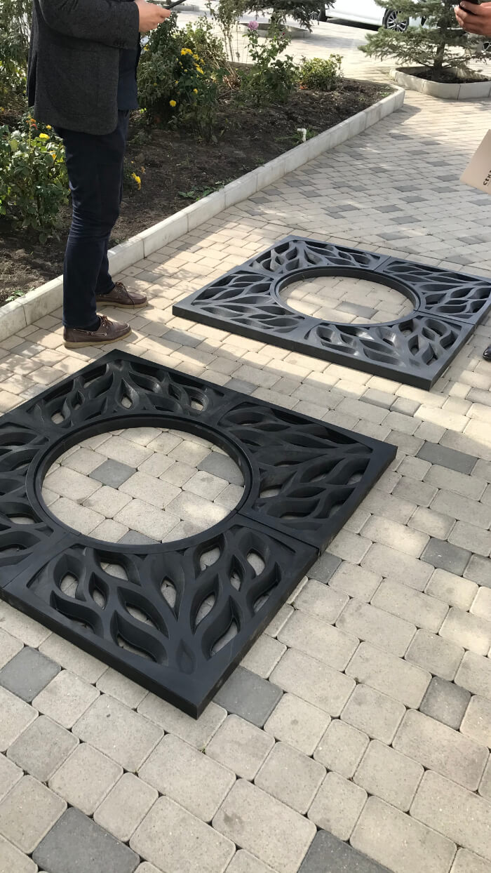 Приствольная решетка для дерева ZKING CRUST 1.2х1.2м Черная в Владикавказе фото