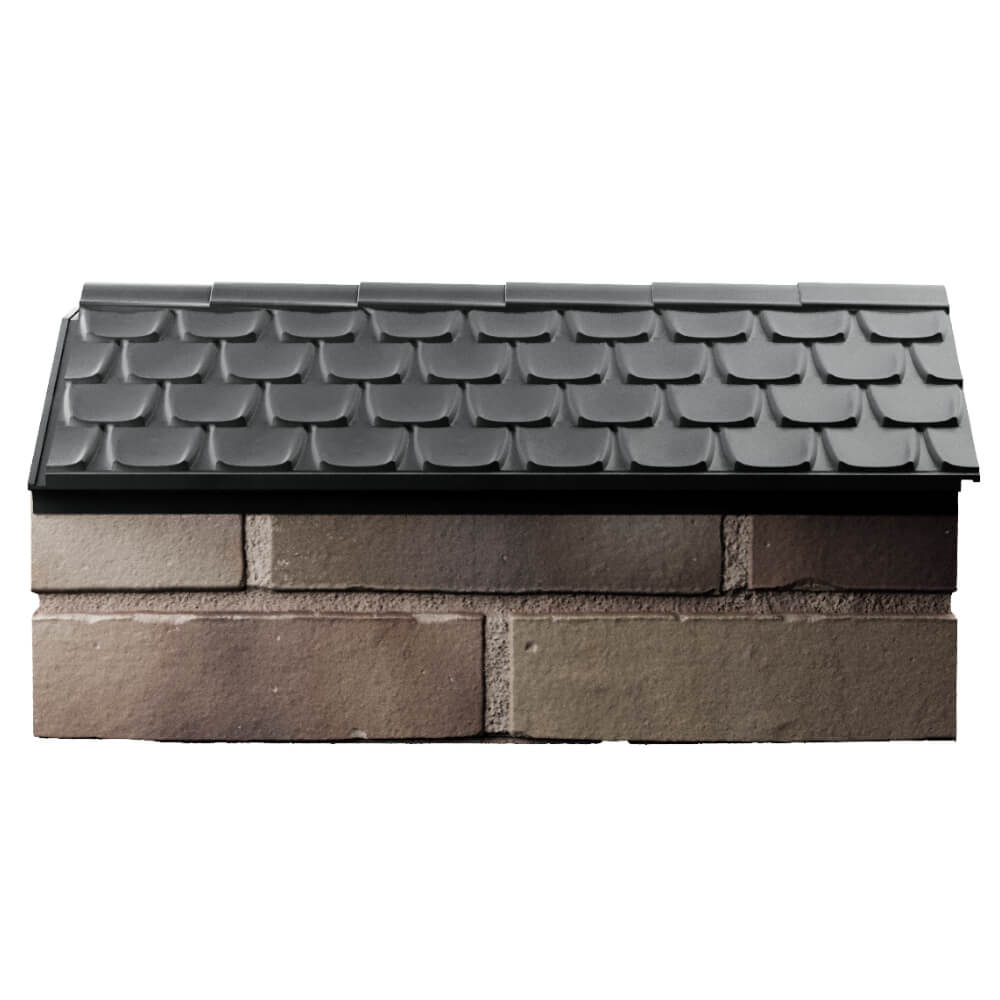 Парапет Zking Эльбрус Серый с посадкой на 1 кирпич (255мм) в Владикавказе фото