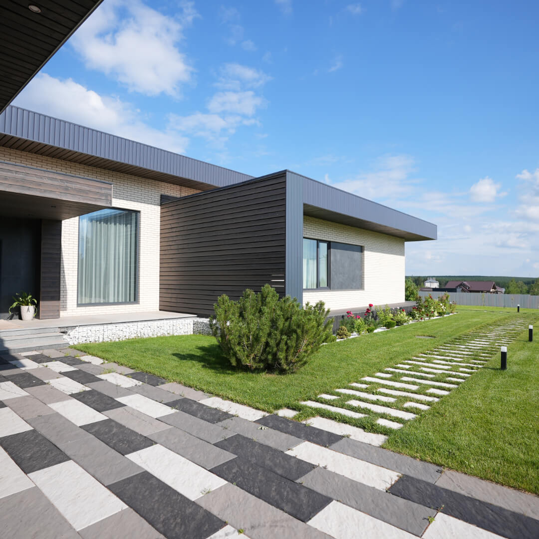 Шаговая плита STONE Черный Сланец 990х330х55мм в Владикавказе фото