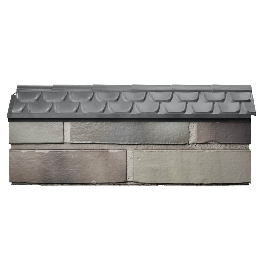 Парапет Zking Эльбрус Серый с посадкой на 0.5 кирпича (130мм) в Владикавказе фото