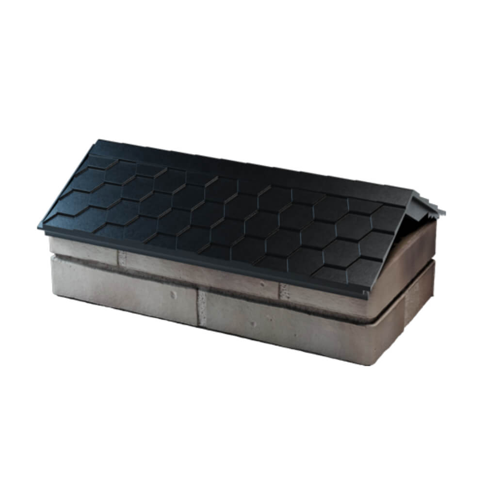 Парапет Zking Эверест Черный с посадкой на 1 кирпич (200/225/255мм) в Владикавказе фото