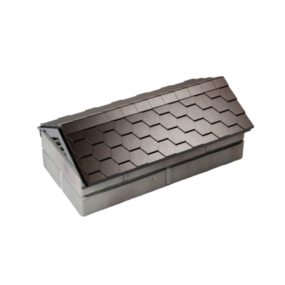 Парапет Zking Эверест Коричневый с посадкой на 1 кирпич (200/225/255мм) в Владикавказе фото