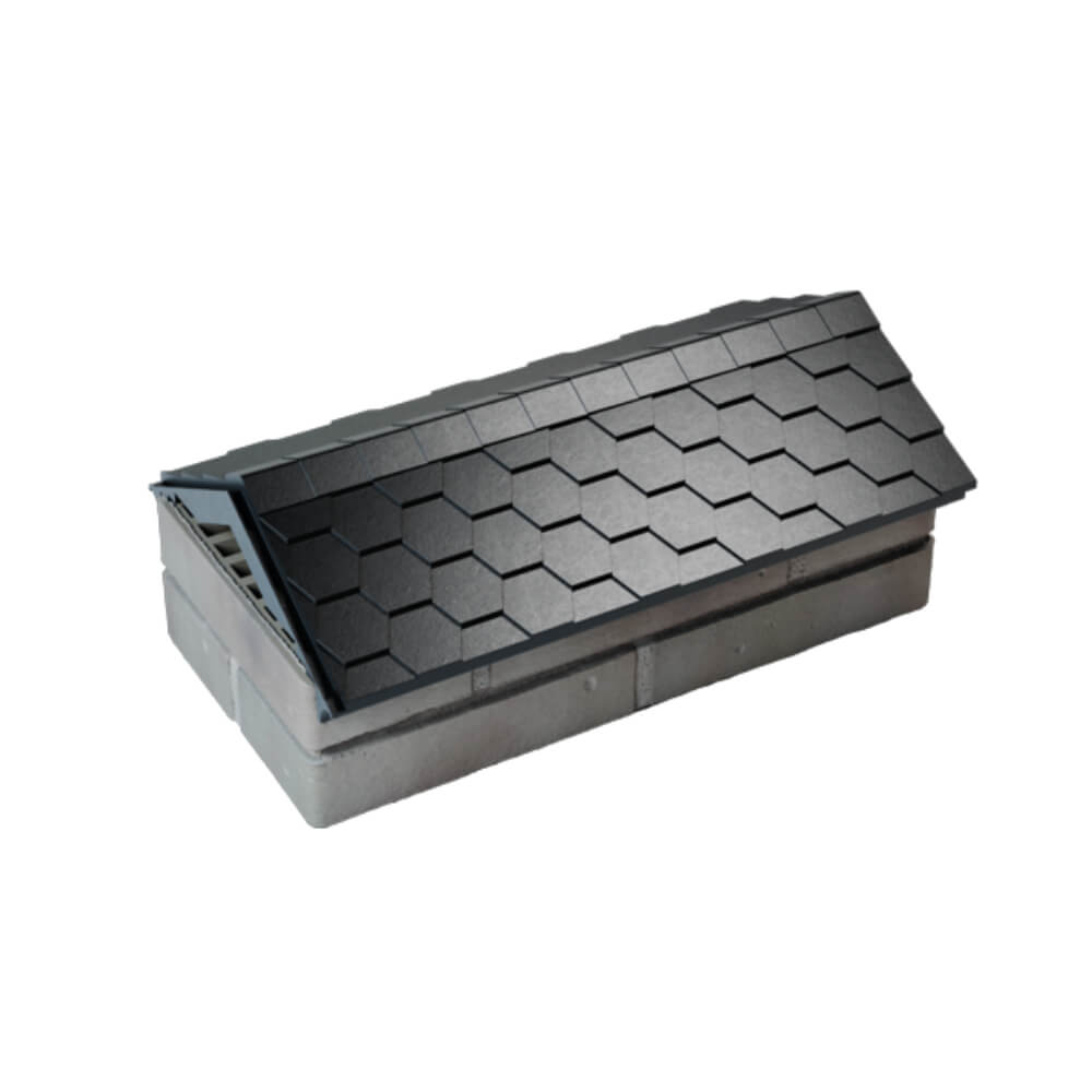 Парапет Zking Эверест Черный с посадкой на 1 кирпич (200/225/255мм) в Владикавказе фото