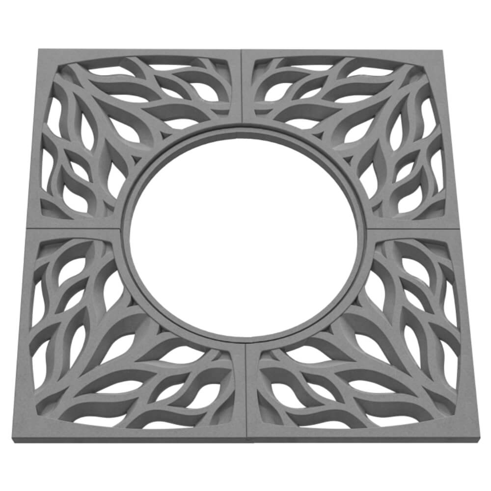 Приствольная решетка для дерева ZKING CRUST 1.2х1.2м Серая в Владикавказе фото