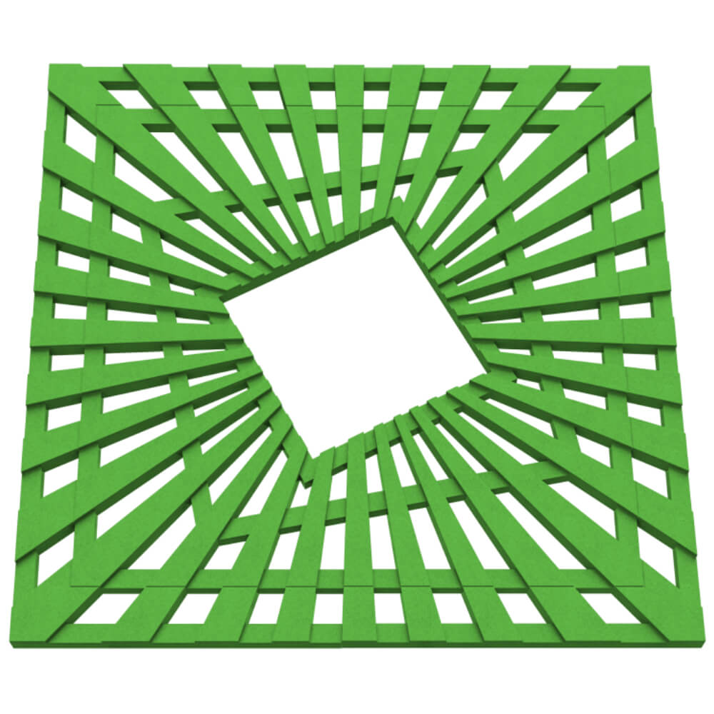 Приствольная решетка для дерева ZKING ATMOSPHERE 1.2х1.2м Зеленая в Владикавказе фото