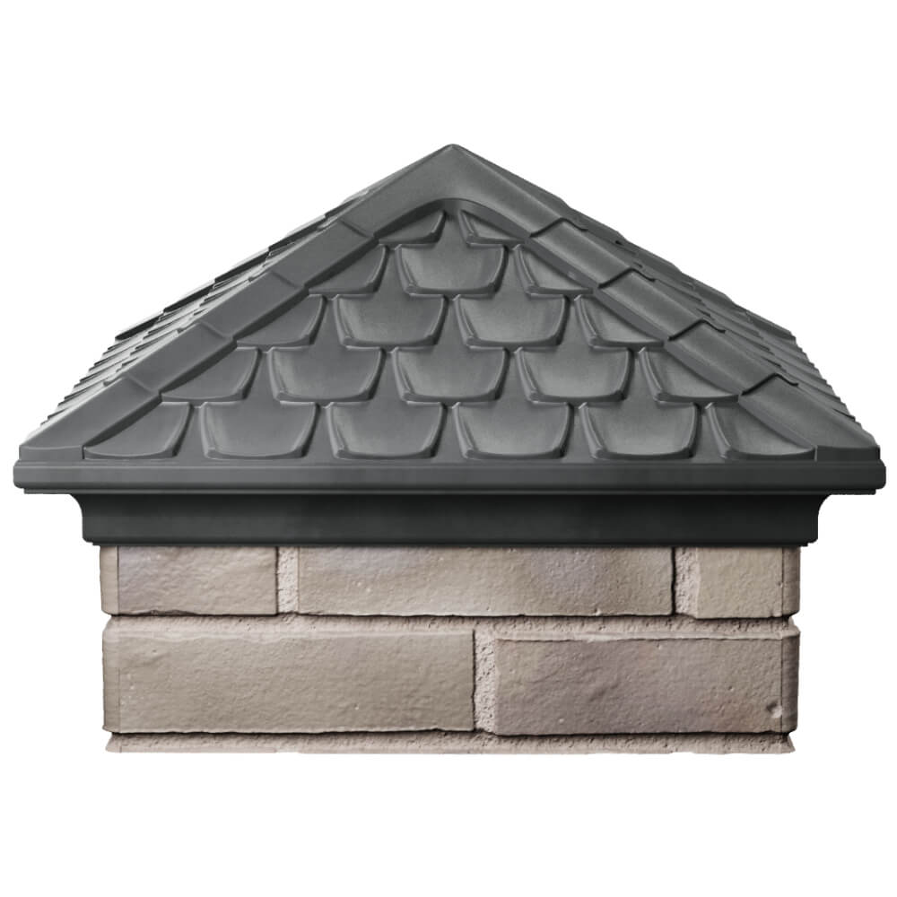 Колпак Zking Эльбрус Серый на столб 1.5х1.5 кирпича (385х385мм) Владикавказ фото