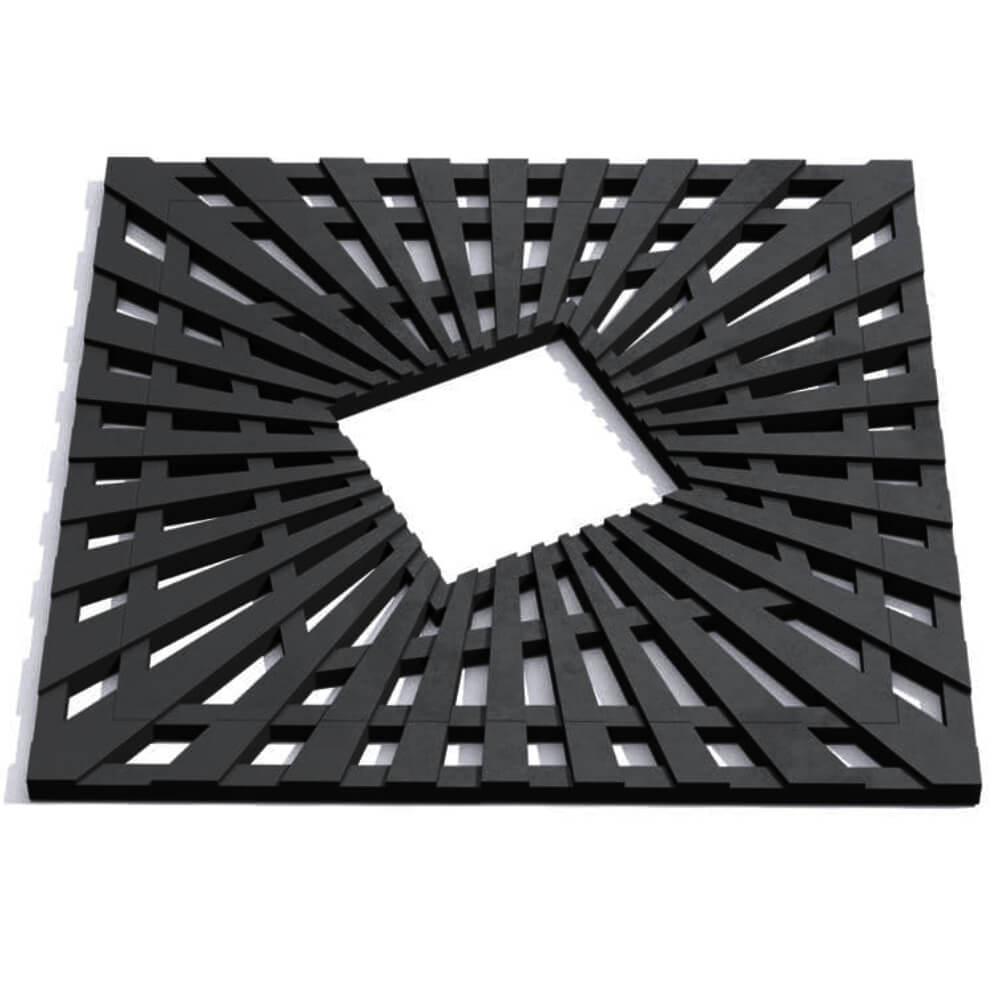 Приствольная решетка для дерева ZKING ATMOSPHERE 1.2х1.2м Черная Владикавказ фото