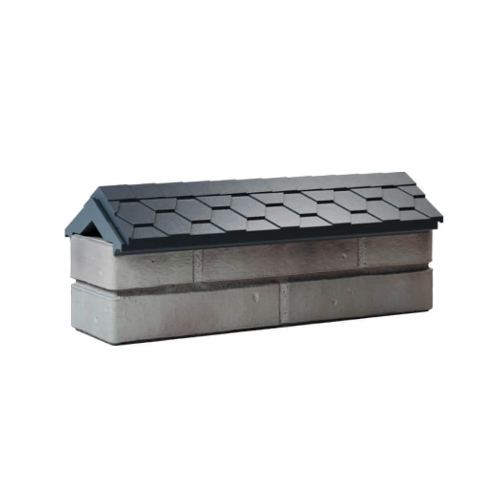 Парапет Zking Эверест Серый с посадкой на 0.5 кирпича (130мм) Владикавказ фото