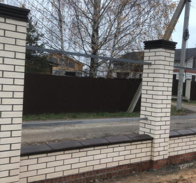 Колпак Zking Бона ХайТек Коричневый на столб 1.5х1.5 кирпича (385х385мм) в Владикавказе фото