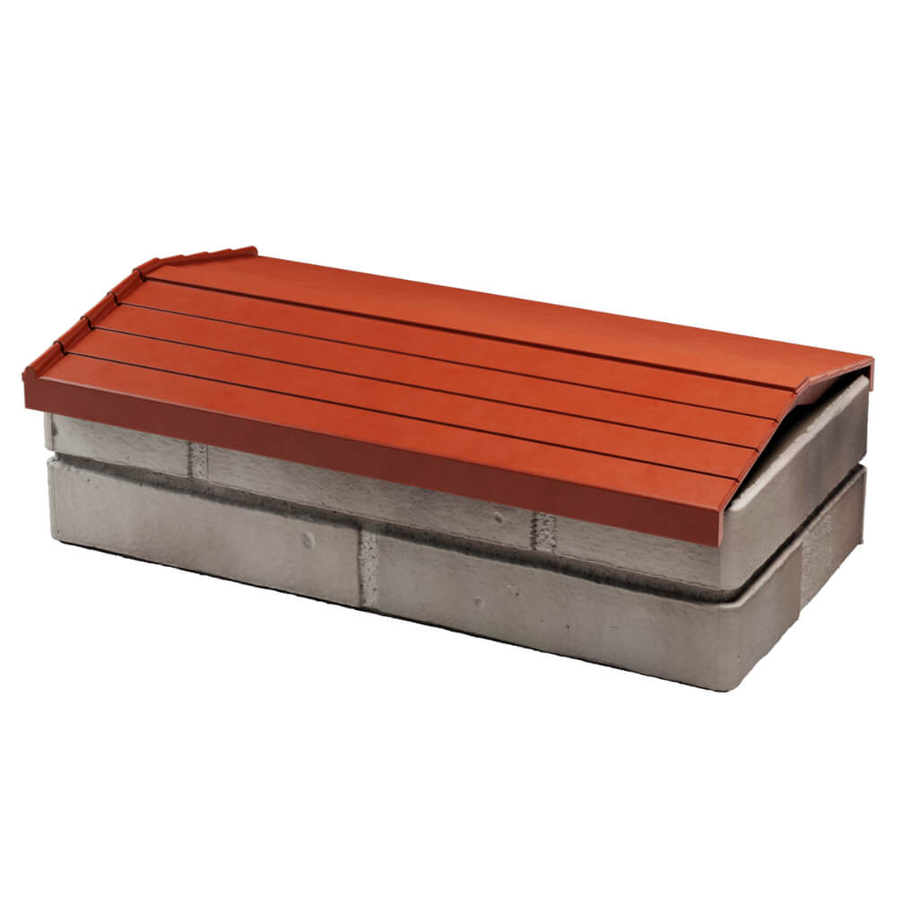 Парапет Zking Бона ХайТек Красный с посадкой на 1 кирпич (200/225/255мм) в Владикавказе фото