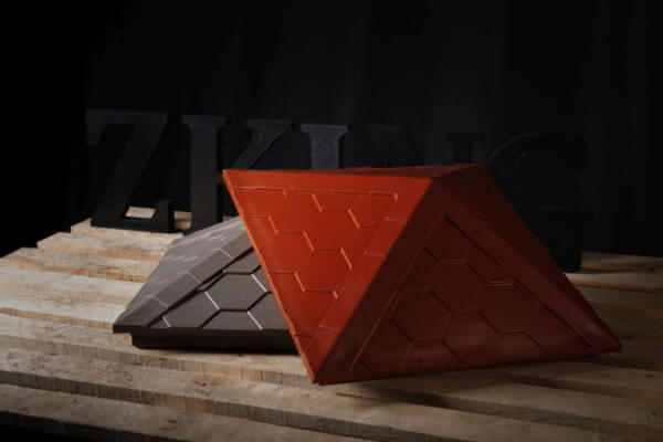 Колпак Zking Эверест Красный на столб 1.5х1.5 кирпича (390х390мм) в Владикавказе фото