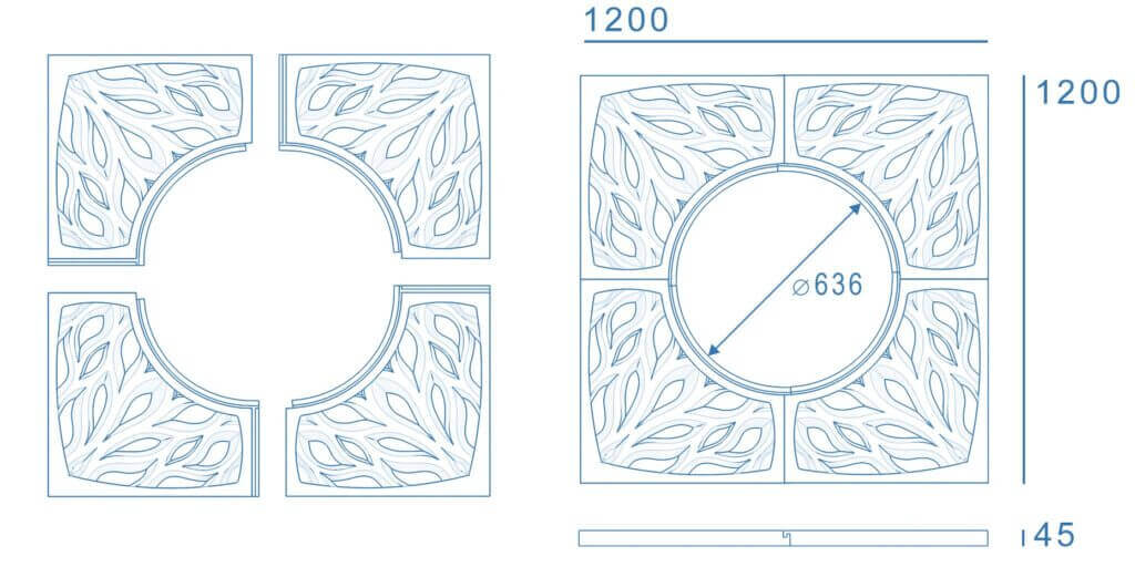 Приствольная решетка для дерева ZKING CRUST 1.2х1.2м Черная в Владикавказе фото