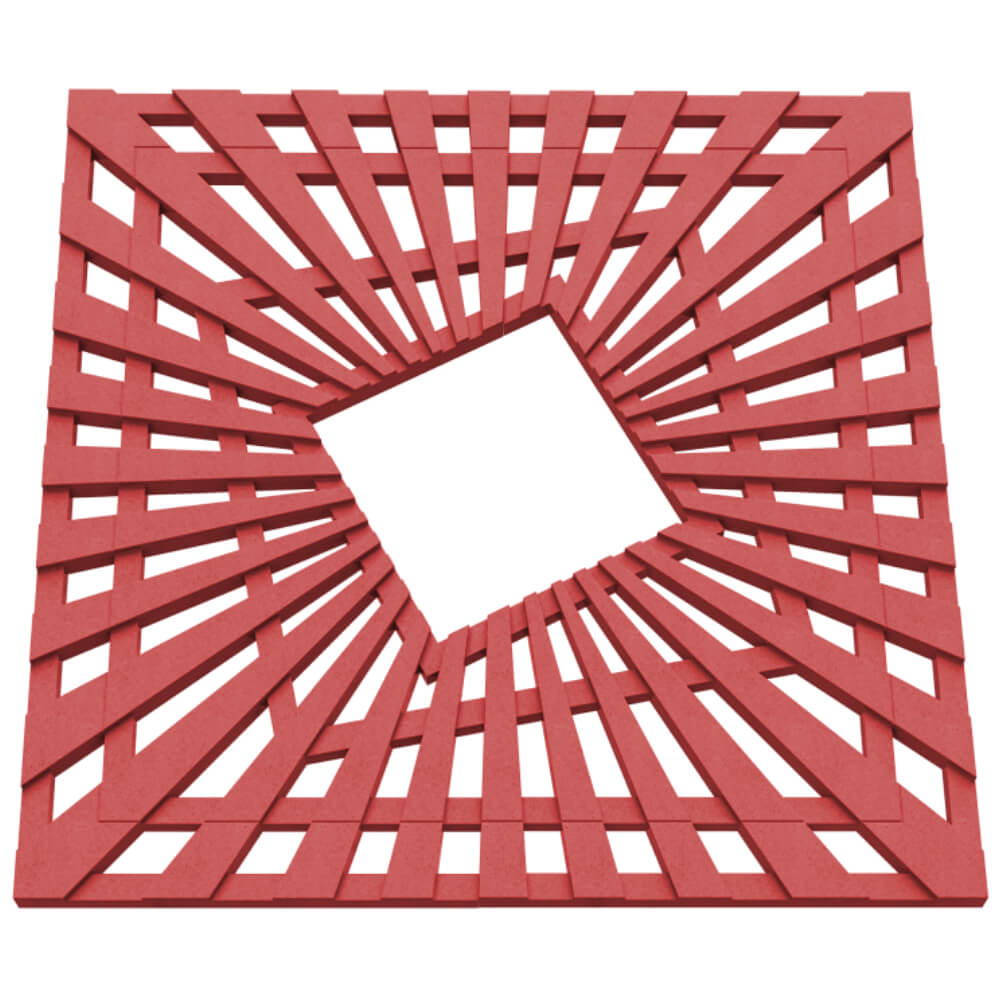 Приствольная решетка для дерева ZKING ATMOSPHERE 1.2х1.2м Красная в Владикавказе фото