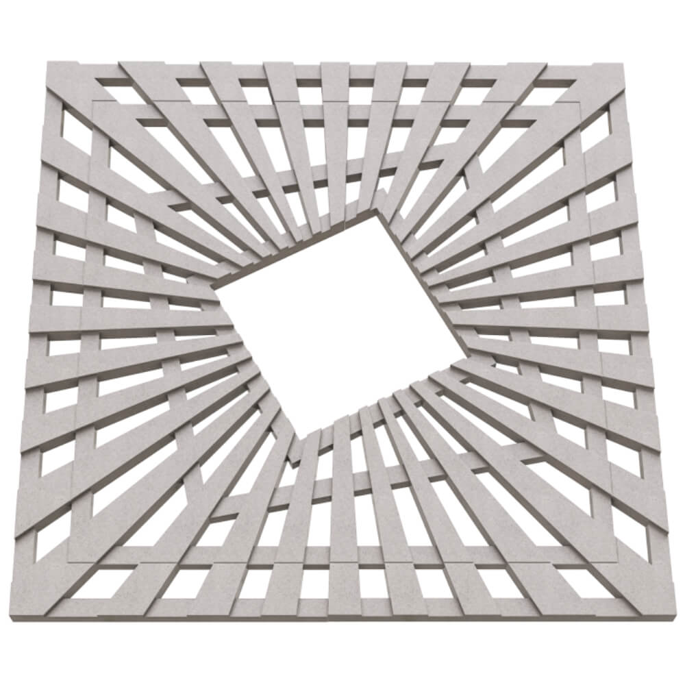 Приствольная решетка для дерева ZKING ATMOSPHERE 1.2х1.2м Бежевая в Владикавказе фото