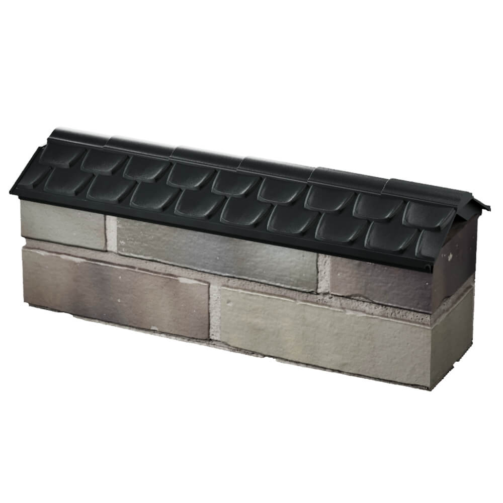 Парапет Zking Эльбрус Черный с посадкой на 0.5 кирпича (130мм) в Владикавказе фото