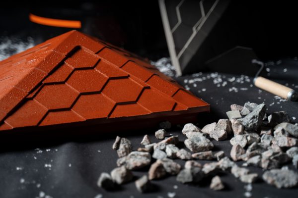 Колпак Zking Эверест Красный на столб 1.5х1.5 кирпича (390х390мм) в Владикавказе фото