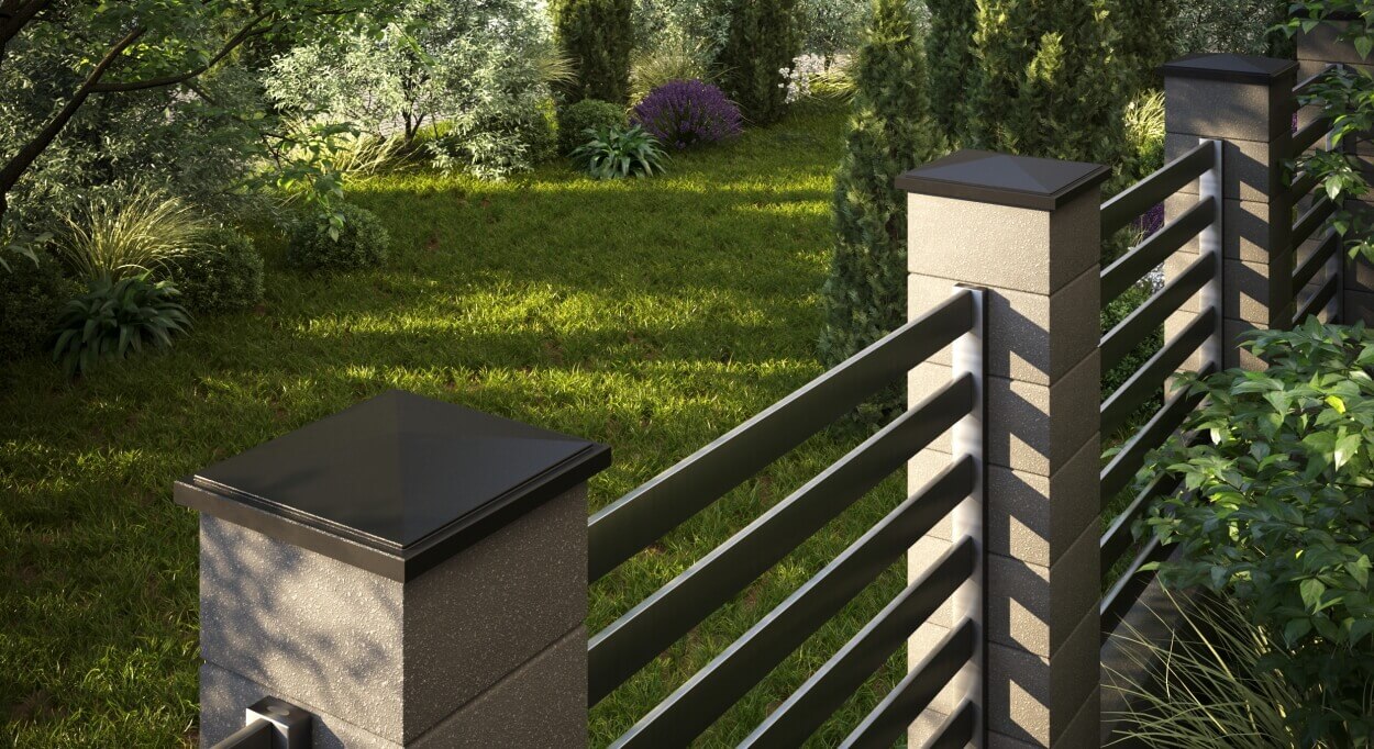 Колпак Zking БонаМоно Коричневый на столб 1.5х1.5 кирпича (385х385, 400х400мм) в Владикавказе фото