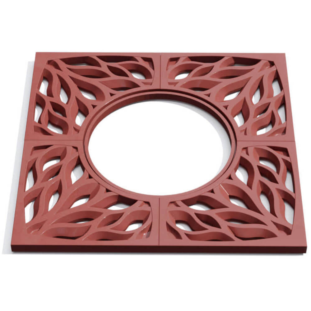 Приствольная решетка для дерева ZKING CRUST 1.2х1.2м Красная Владикавказ фото