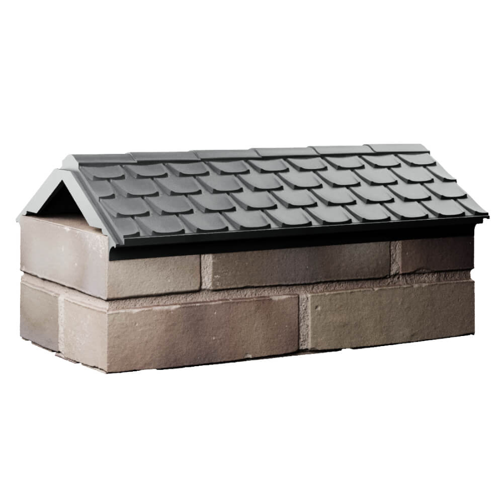 Парапет Zking Эльбрус Серый с посадкой на 1 кирпич (255мм) Владикавказ фото