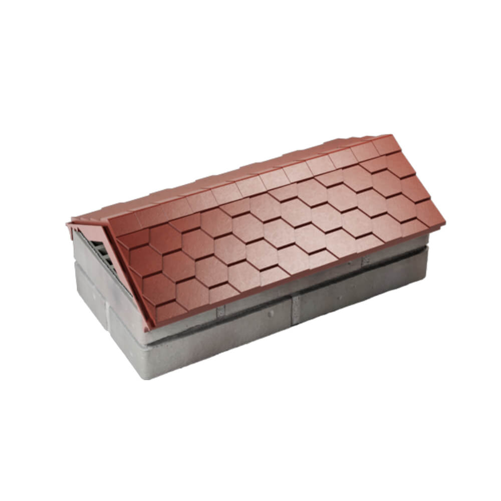 Парапет Zking Эверест Красный с посадкой на 1 кирпич (200/225/255мм) в Владикавказе фото