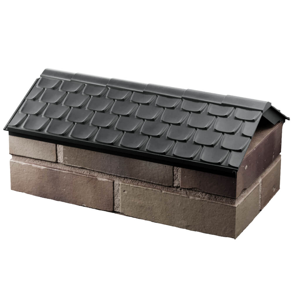 Парапет Zking Эльбрус Серый с посадкой на 1 кирпич (255мм) в Владикавказе фото