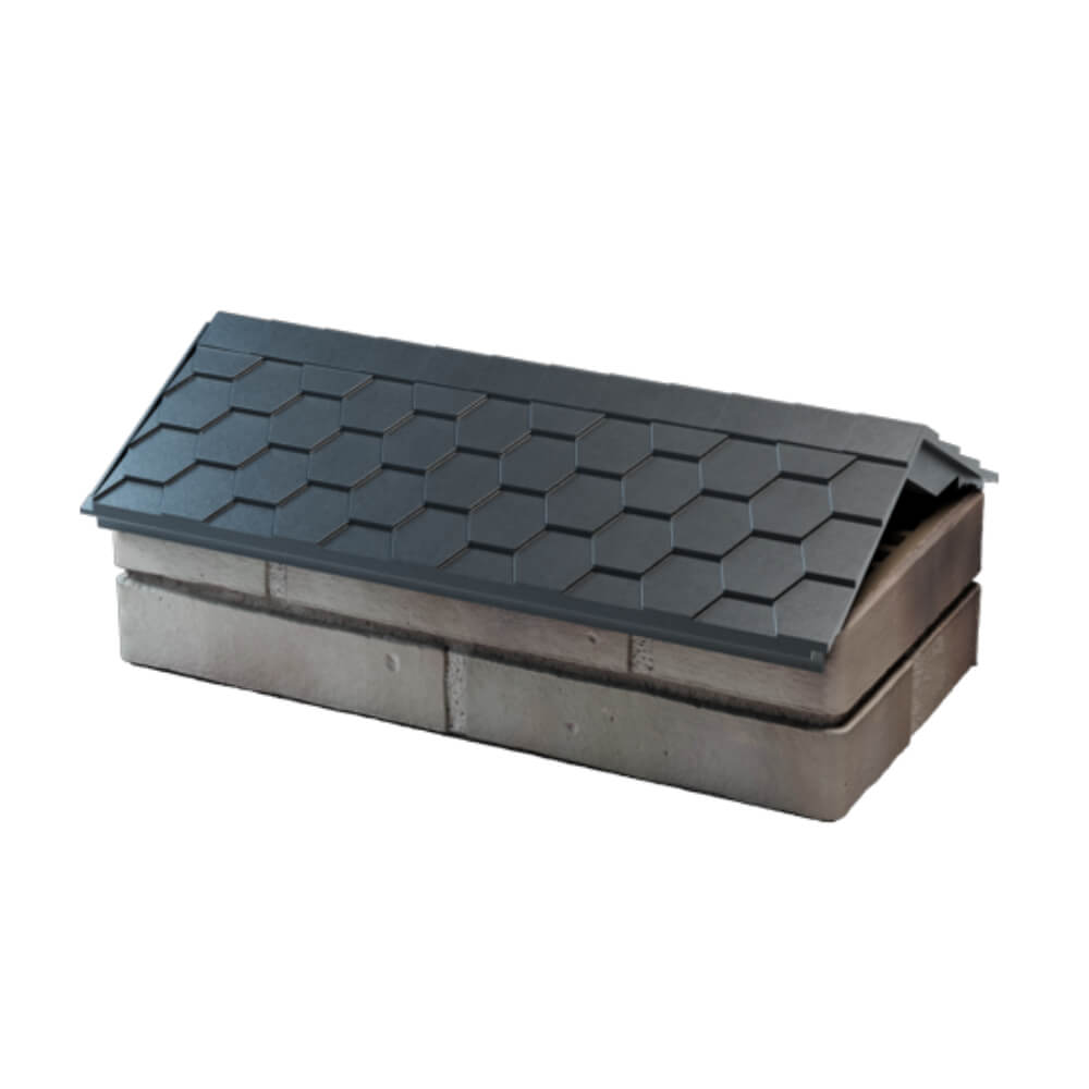 Парапет Zking Эверест Серый с посадкой на 1 кирпич (200/225/255мм) в Владикавказе фото