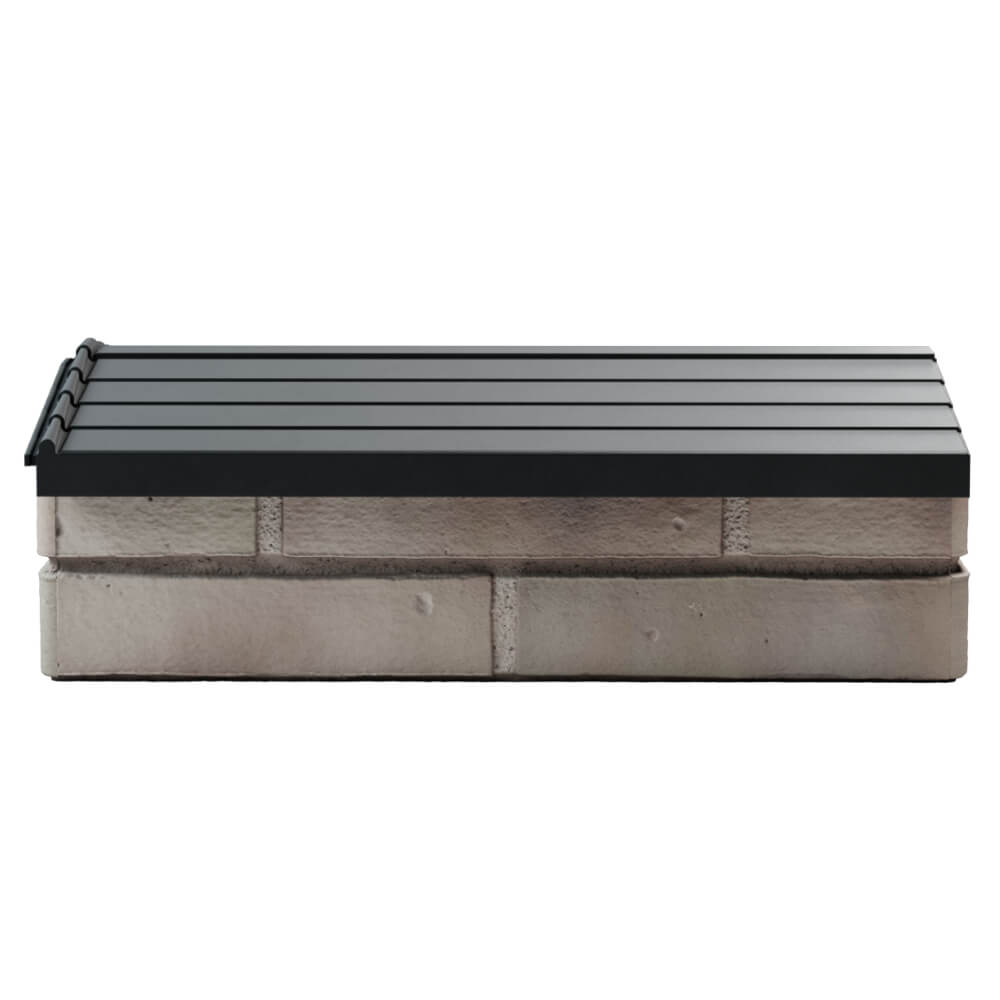 Парапет Zking Бона ХайТек Серый с посадкой на 1 кирпич (200/225/255мм) в Владикавказе фото