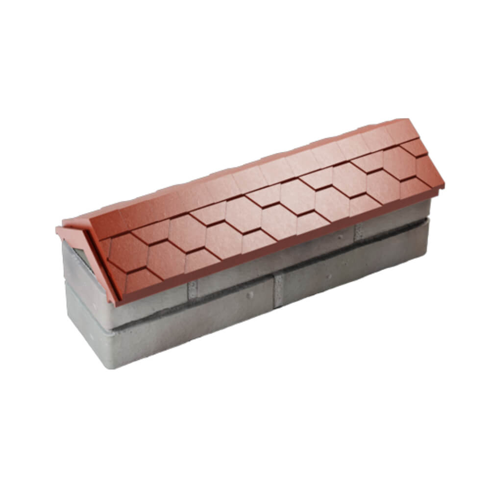 Парапет Zking Эверест Красный с посадкой на 0.5 кирпича (130мм) в Владикавказе фото