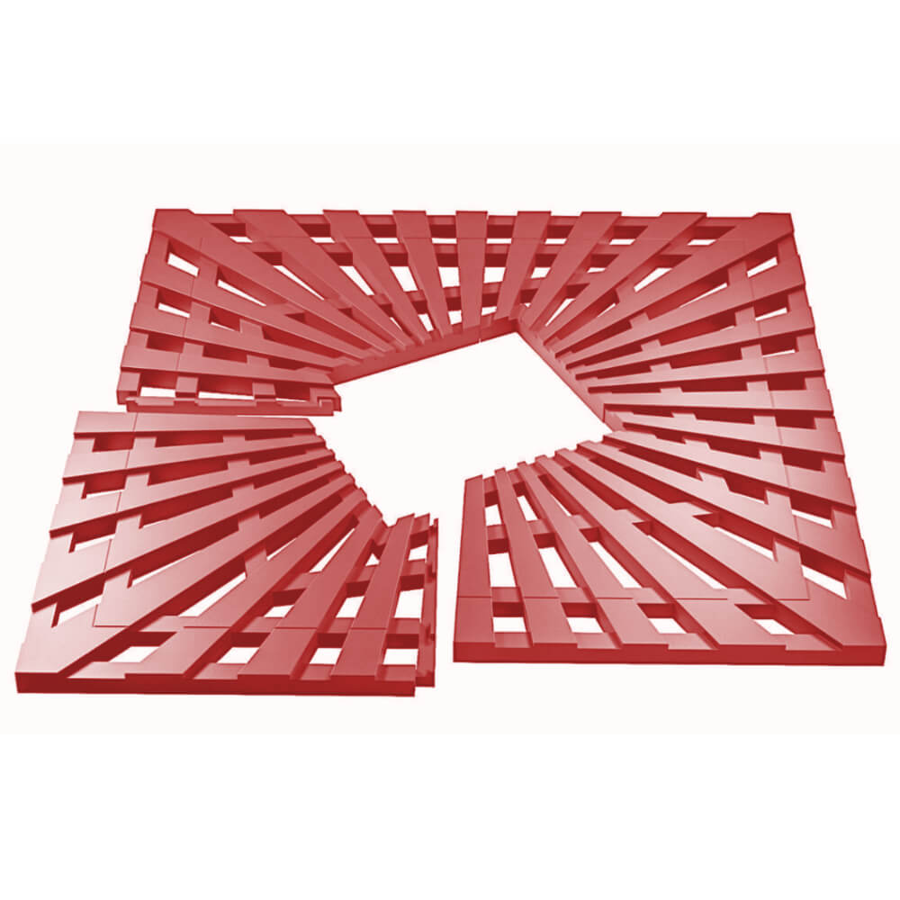 Приствольная решетка для дерева ZKING ATMOSPHERE 1.2х1.2м Красная в Владикавказе фото