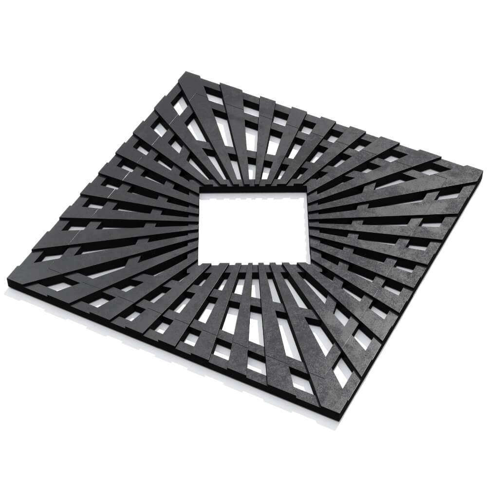 Приствольная решетка для дерева ZKING ATMOSPHERE 1.2х1.2м Черная в Владикавказе фото