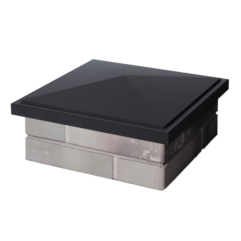 Колпак Zking БонаМоно Серый на столб 1.5х1.5 кирпича (385х385, 400х400мм) в Владикавказе фото