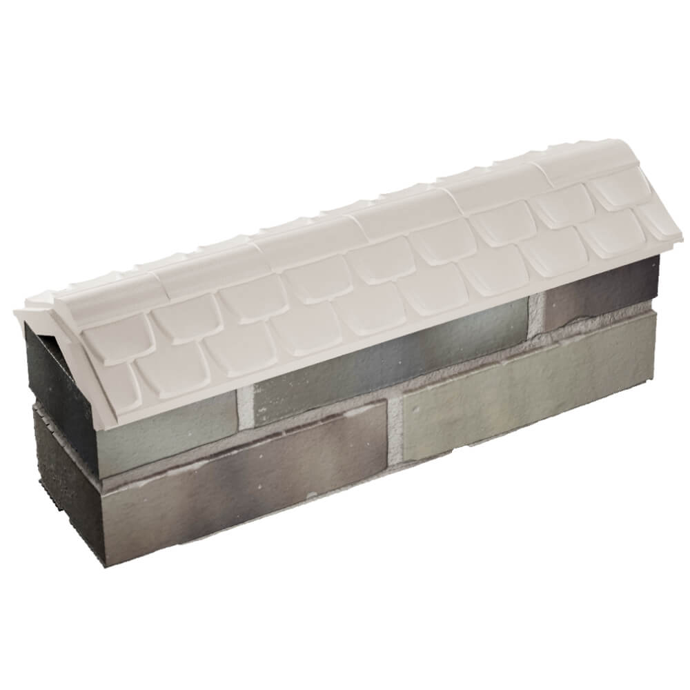 Парапет Zking Эльбрус Бежевый с посадкой на 0.5 кирпича (130мм) в Владикавказе фото