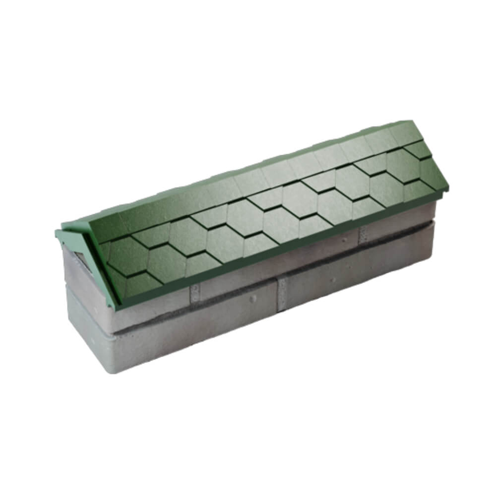 Парапет Zking Эверест Зеленый с посадкой на 0.5 кирпича (130мм) в Владикавказе фото