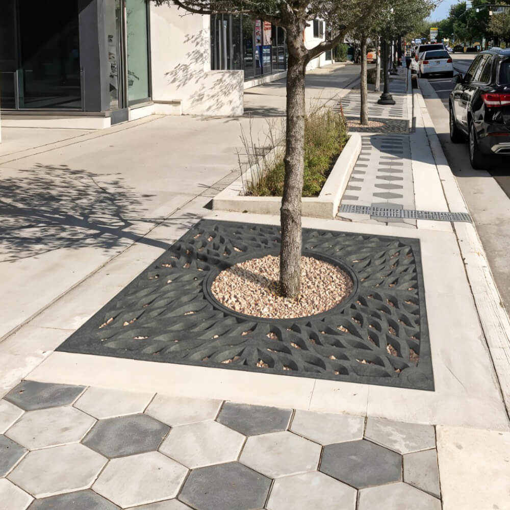 Приствольная решетка для дерева ZKING CRUST 2х2м Черная в Владикавказе фото