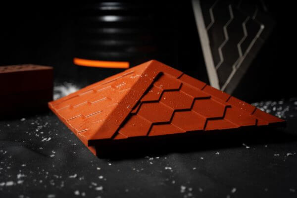 Колпак Zking Эверест Красный на столб 1.5х1.5 кирпича (390х390мм) в Владикавказе фото