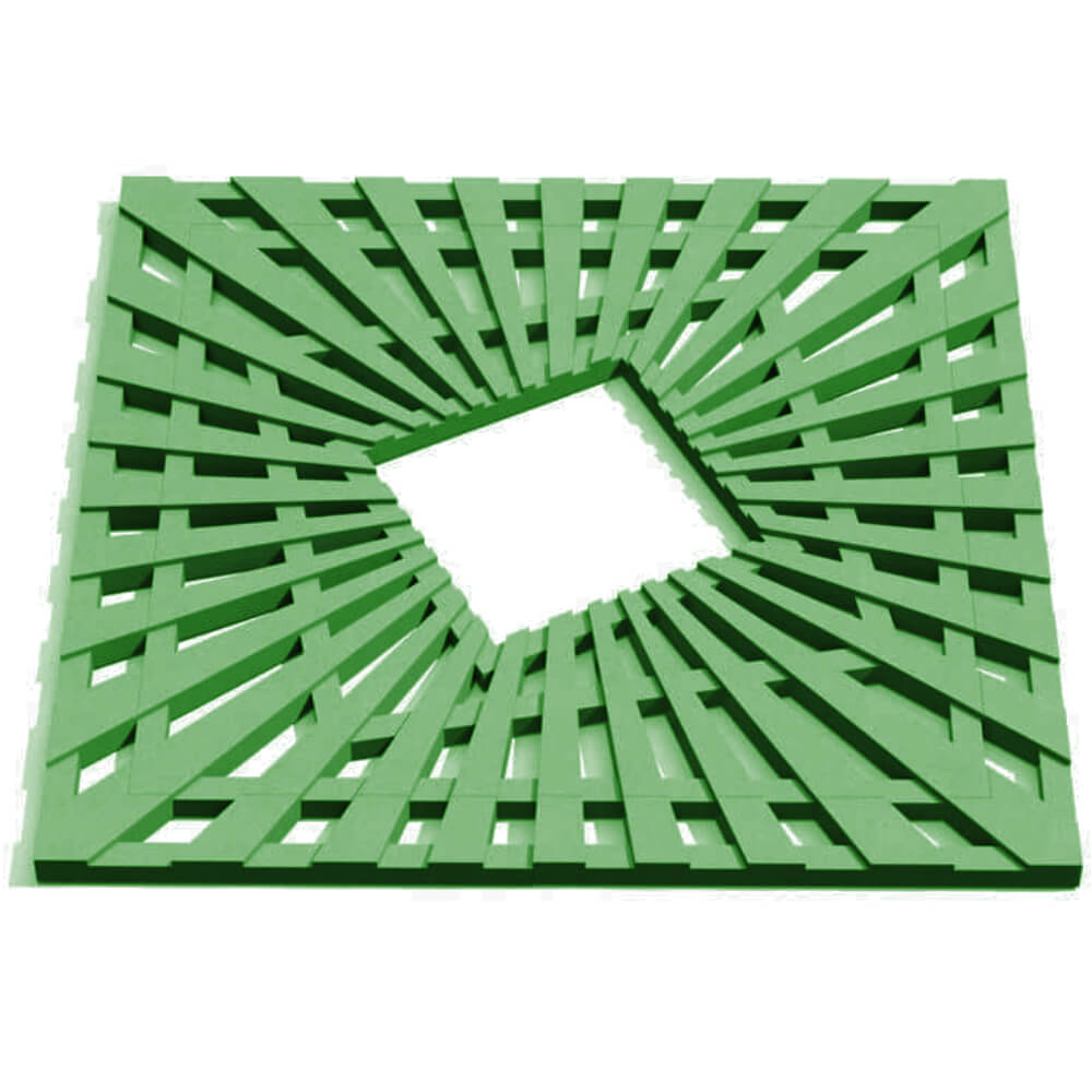 Приствольная решетка для дерева ZKING ATMOSPHERE 1.2х1.2м Зеленая Владикавказ фото