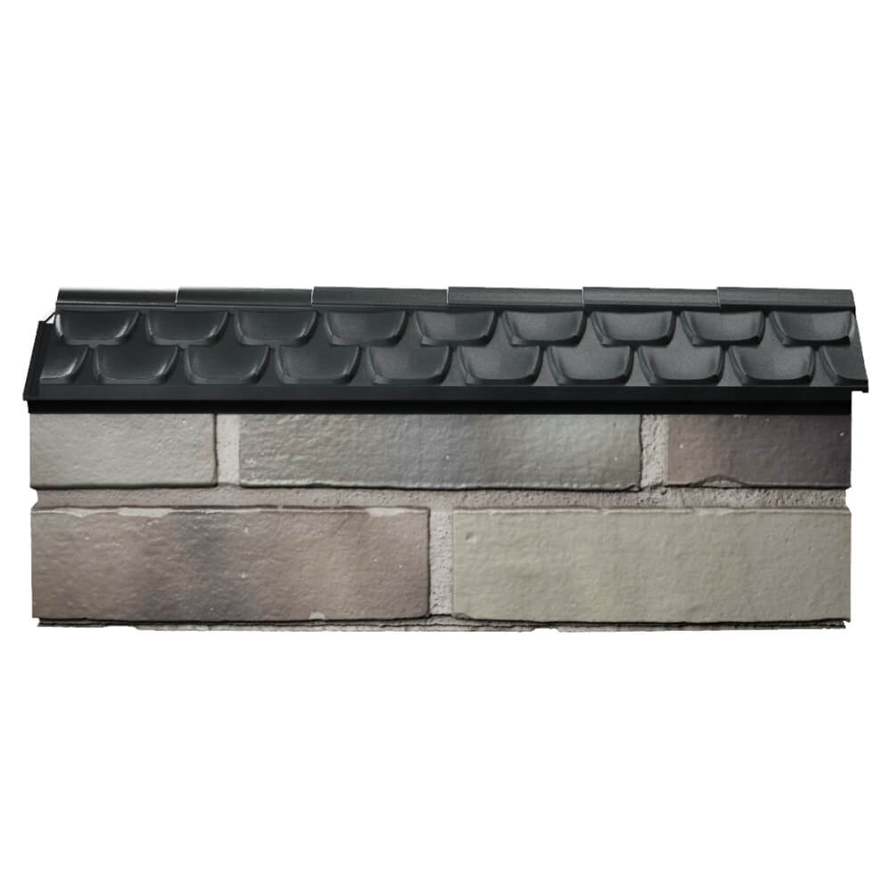 Парапет Zking Эльбрус Черный с посадкой на 0.5 кирпича (130мм) в Владикавказе фото