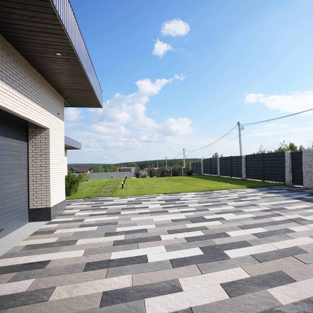 Шаговая плита STONE Черный Сланец 990х330х55мм в Владикавказе фото